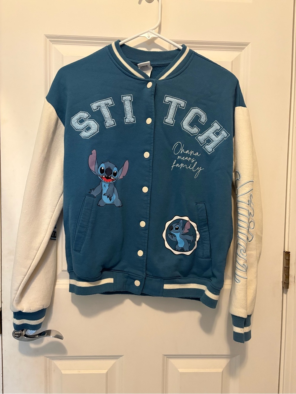 Stitch varsity jacket